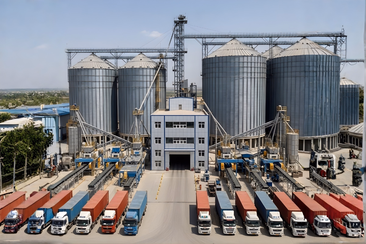 High-capacity full rice mill plant layout